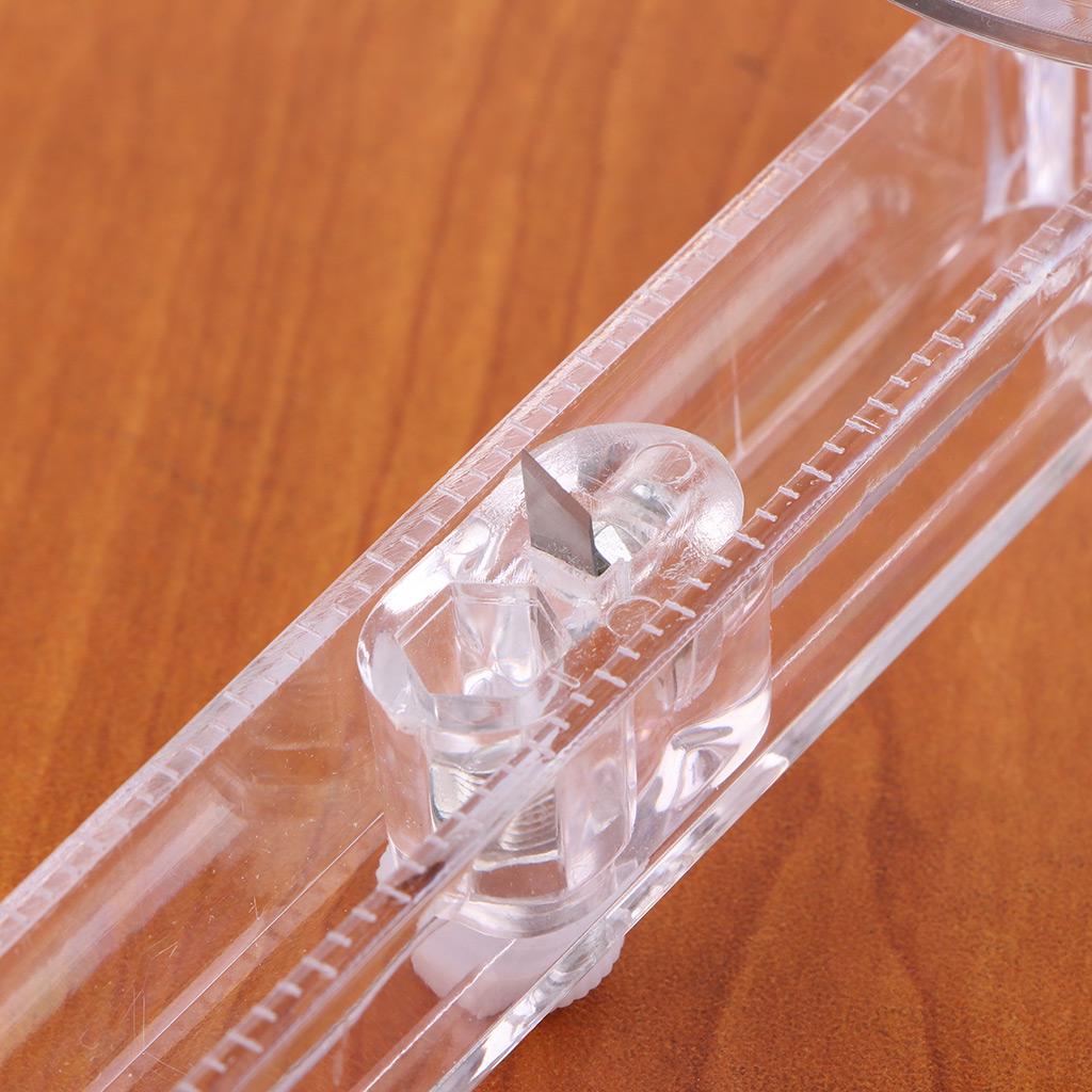 Premium Acryl Runder Kreis Schneider Selbstgemachter Knopf Abzeichen Maker Kit für DIY Kunsthandwerk