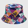 Dye Fisherman Tie Hat Uv Protection Assorted Colors Print Butterfly Cat Cap Leaf