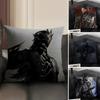 Game G-Genshin Impact Capitano Thrain Pillow Case Pattern Printed Pillowcase For Living Room Sofa Cushion Cover & Bedroom Decor