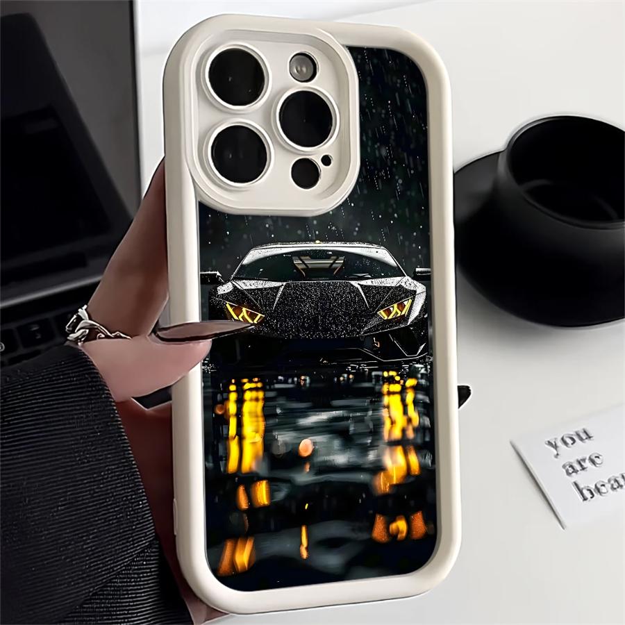 Luxury Supercar Case for iPhone 17 Pro Max 16 17e 11 12 Pro Air 14 15 Plus 13 Phone Cover