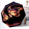 1pc FireButterfly FlameInsect Automatic Open/Close Umbrella, Portable Folding Umbrella for Travel, Themed Events095