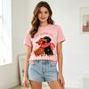 Valentine Dachshund Couple Tee Unisex Happy Valentines Day Heart Dog Casual Short Sleeve Shirt Y2k Top Harajuku