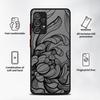 Phone Cover Case for Samsung Galaxy A16 A15 A17 A52 A35 A52S A72 A56 A55 A14 A23 A53 A54 A73 A33 A34 A36 Creative Art Flower