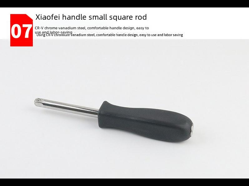 46-Piece Household Socket and Wrench Set for Auto Repair and Maintenance