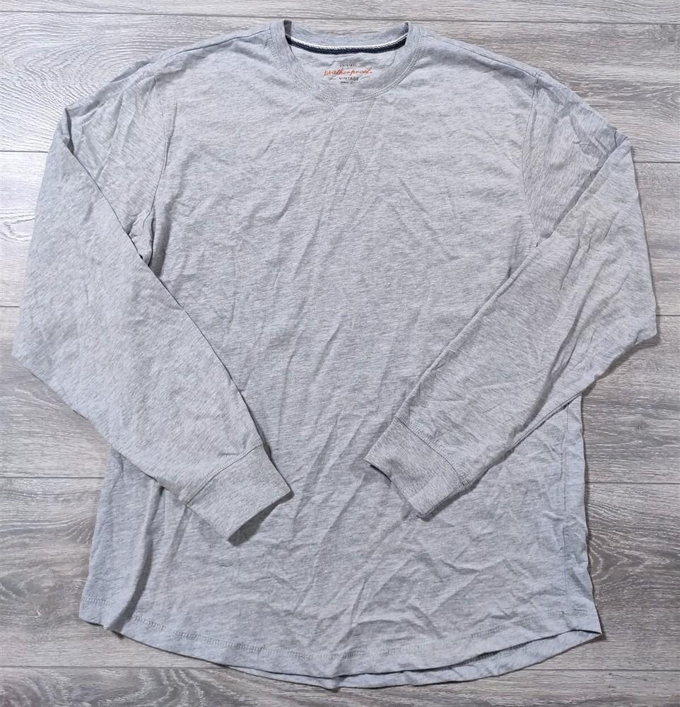 

Weatherproof Shirt Adult Large Gray Pullover Lightweight Sweater Men Unisex T-Shirt XXL