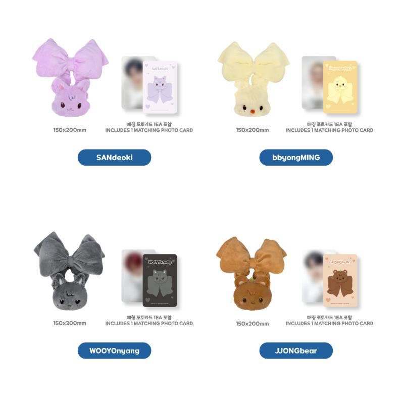 Pré-venda ATEEZ ANITEEZ IN DEJA VU POP-UP Scrunchie de Mini Bastão de Luz