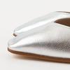 Low heel flat made in 134035100010 [Diana] shoes, Japan, silver, 23.0cm,