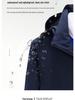 Spring & Autumn Outdoor Windbreaker, Detachable Hood, Solid Color Jacket for Men & Women
