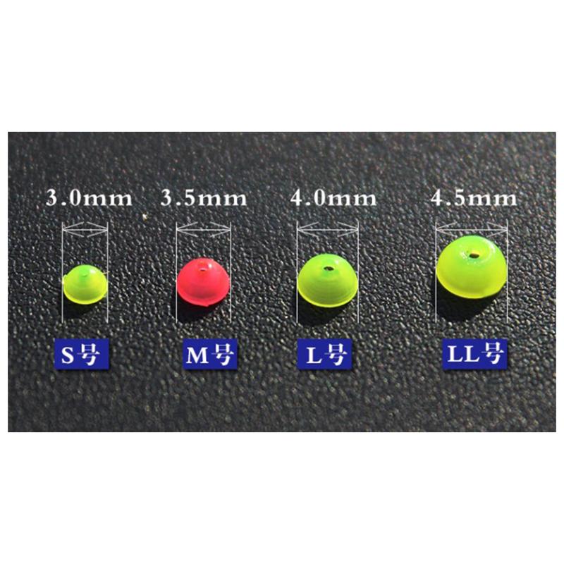 100pcs Half Round Stopper Beads For Sea Fishing Floating Tackle Accessories Tools