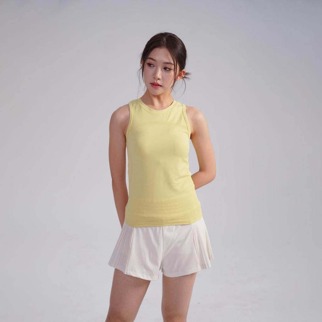 Sporty Girl Quick-Dry Elastic Yoga Vest - Slimming Sleeveless Training Top