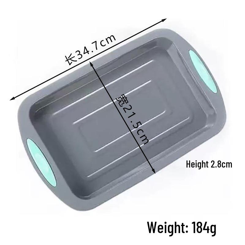 High-Temperature Resistant Silicone Cake Mold – Easy Release for Chiffon, Toast, Cookie, and Muffin Baking