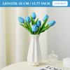 3PCS Artificial Tulip Bouquet Real Touch Long Stem Flowers for Wedding Garden Decor Home Vase Centerpiece Mother's Day Gift