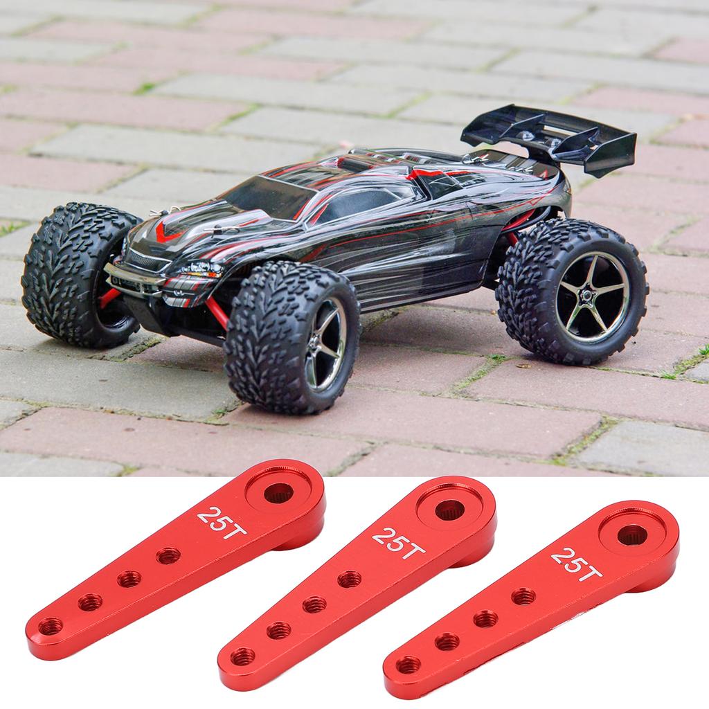 3pcs RC 25T Steering Servo Arm Standard   37mm Celsius 1.46in Length 1Celsius10 RC 25T Steering Arm