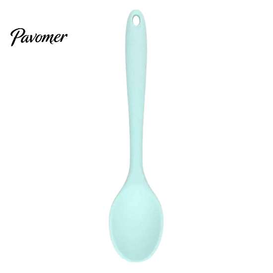 Versatile Salad Mixing Spoons Silicone Serving Spoon, Heat Resistant Non-stick Kitchen Utensil, Utensils Ergonomic Anti-slip Handle Kitchenware