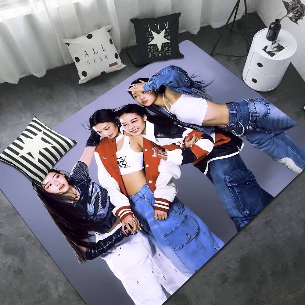 Kpop VVUP Door Mat Nordic Style Bedroom Living Room Doormat Home Balcony Anti-Slip Alfombra
