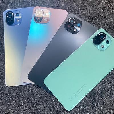 For Xiaomi Mi 11 Lite Back Glass Panel Rear Door Housing  With Camera Lens For Xiaomi Mi11 Lite 4G 5G