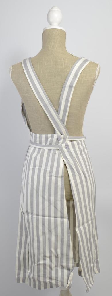 Friends Hill Long Apron Dry Gray