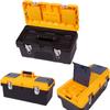 2 Layer Plastic Tool Box Storage Organizer Versatile Organization Toolbox Spacious Capacity For Car Home Repair Tools
