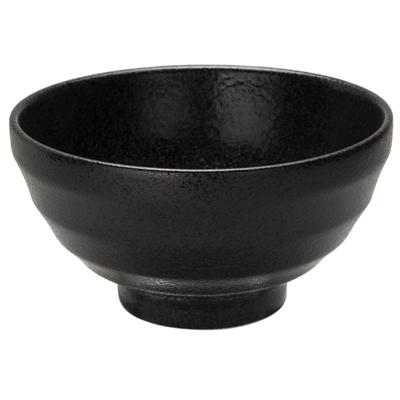Mino Ware Rice Diameter Microwave Dishwasher Made In Japan Bowl, Bowl, Plate, Approx. 16cm, Black, Safe, Safe, 132-8045