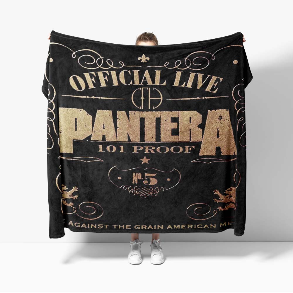 P-Pantera Flannel Blanket Sports for Sofa Decoration American Pop Hip Hop Throw Blankets Super Soft