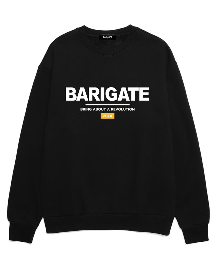Baligeiteu Signature Logo Oversized Sweatshirt (Brlts002) Black/Ver.1