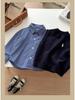 Children's Korean Style Plaid Cotton Shirt for Spring & Autumn 2025 - Casual Baby & Boys' Wear