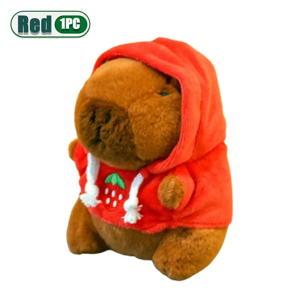 1-20PCS Capybara Plush Toy Keychain Water Pig Plush Doll for Backpack Hanging Christmas Gift Keychain Accesorios