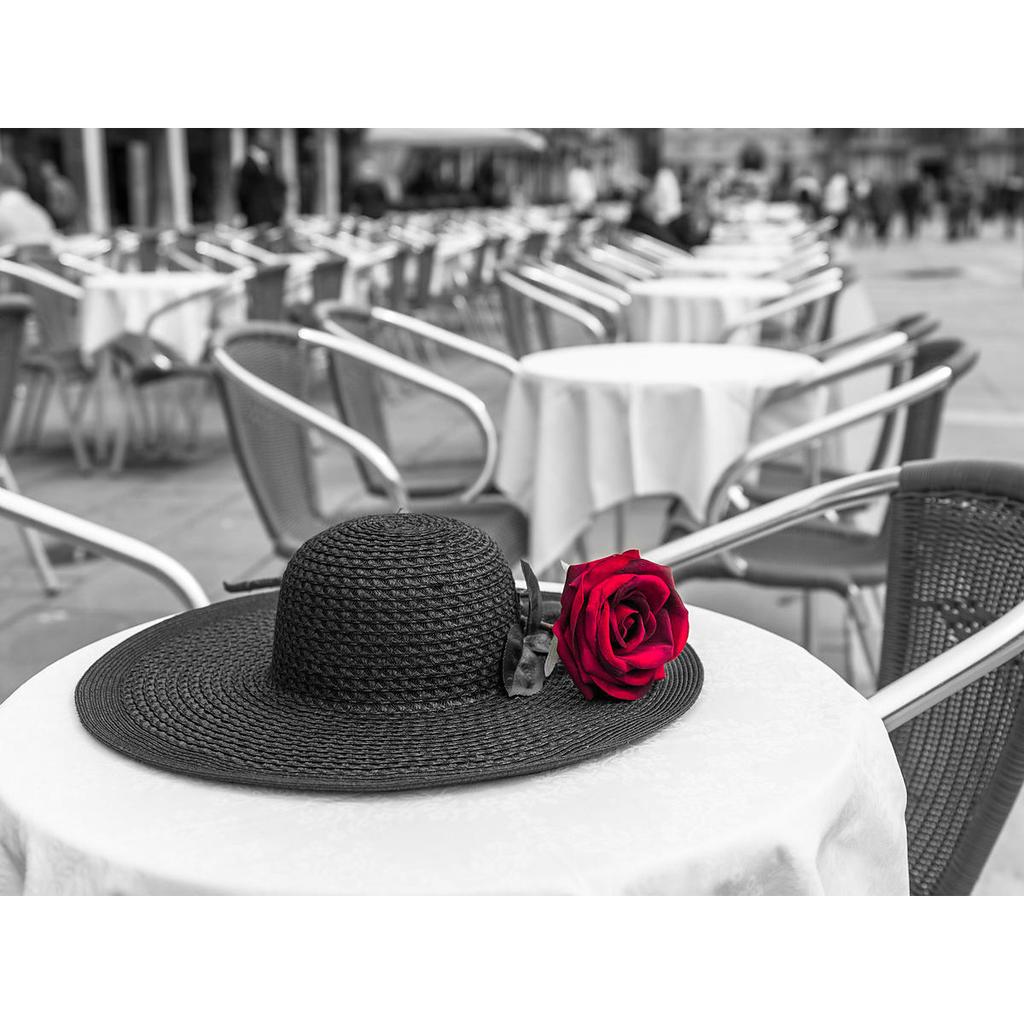 5D Diy Diamond Painting Black Red Landscape Full Round Drill Rhinestones Pictures Embroidery Rose Flower