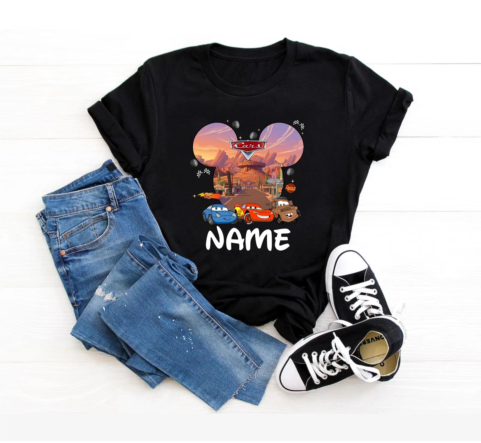 Custom Disney Cars TShirt, Lightning McQueen, Radiator Springs Shirt, Disneyland S