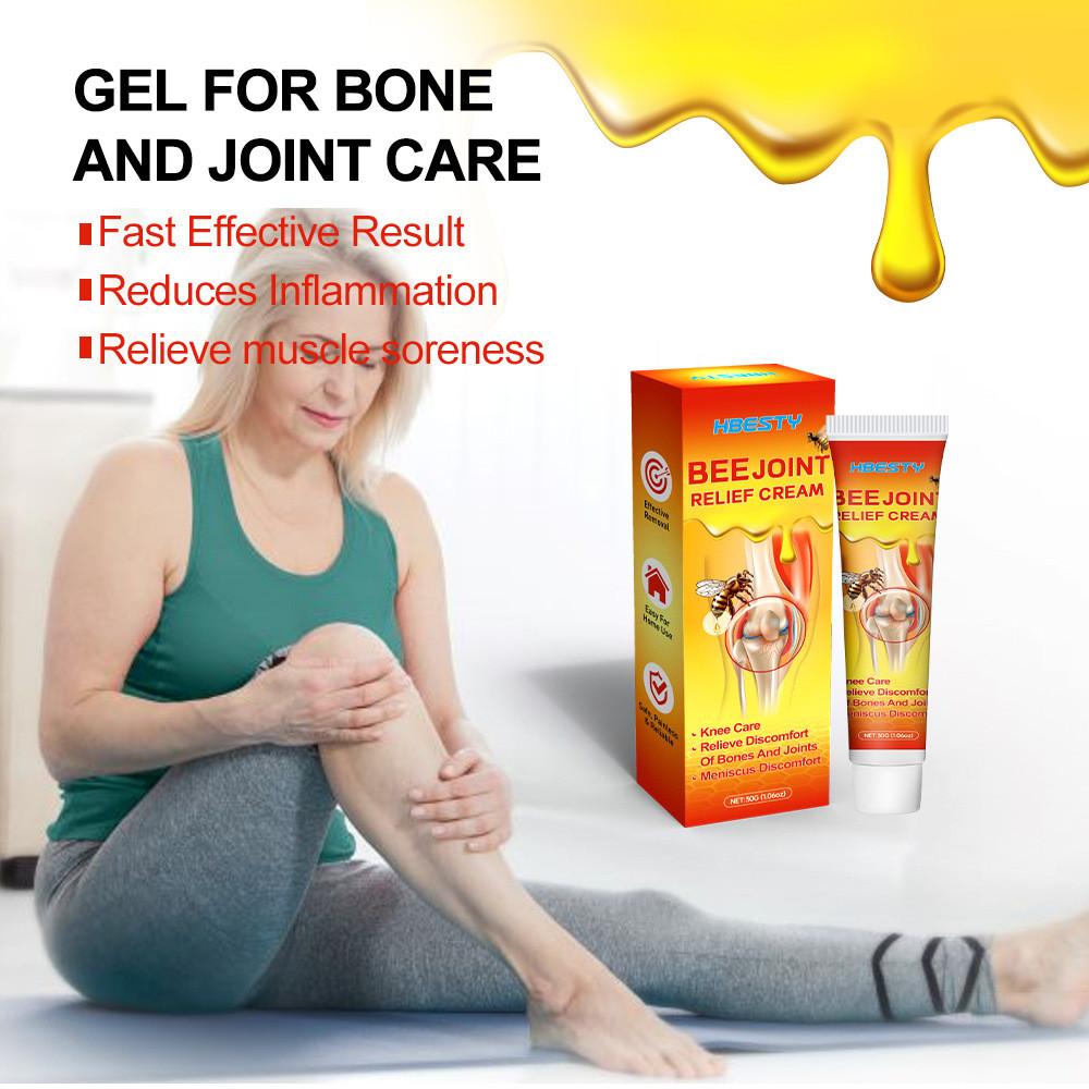 Hbesty 30g Bee Venom Knee Gel For Joint Care With Herbal Scent And High Concentration