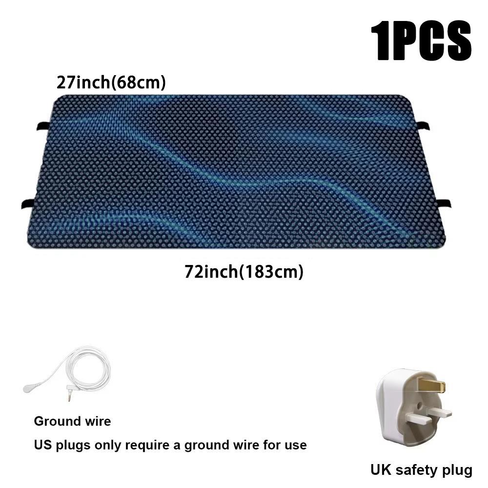 Grounding Sleep Mat Conductive Leather Earthing Mattress Pad Better Sleep Stress Relief