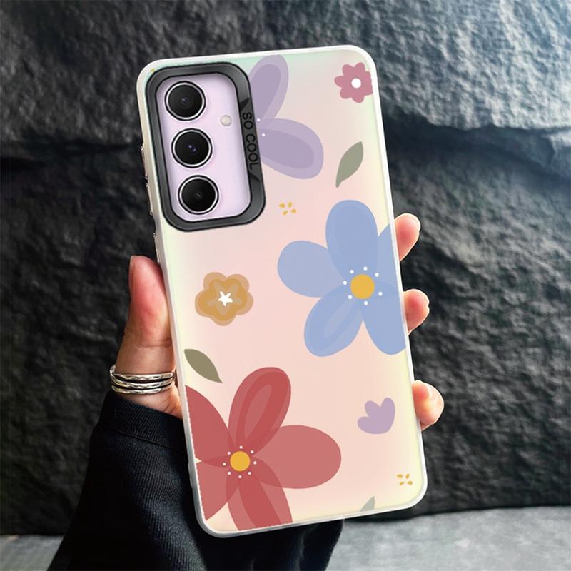 Phone Case For Samsung S24 Ultra S23 Plus S22 S21 S20 FE A55 A54 A53 A35 A34 A32 A25 A24 A15 A14 A13 5G Shockproof Bumper Gradient Aurora Cover