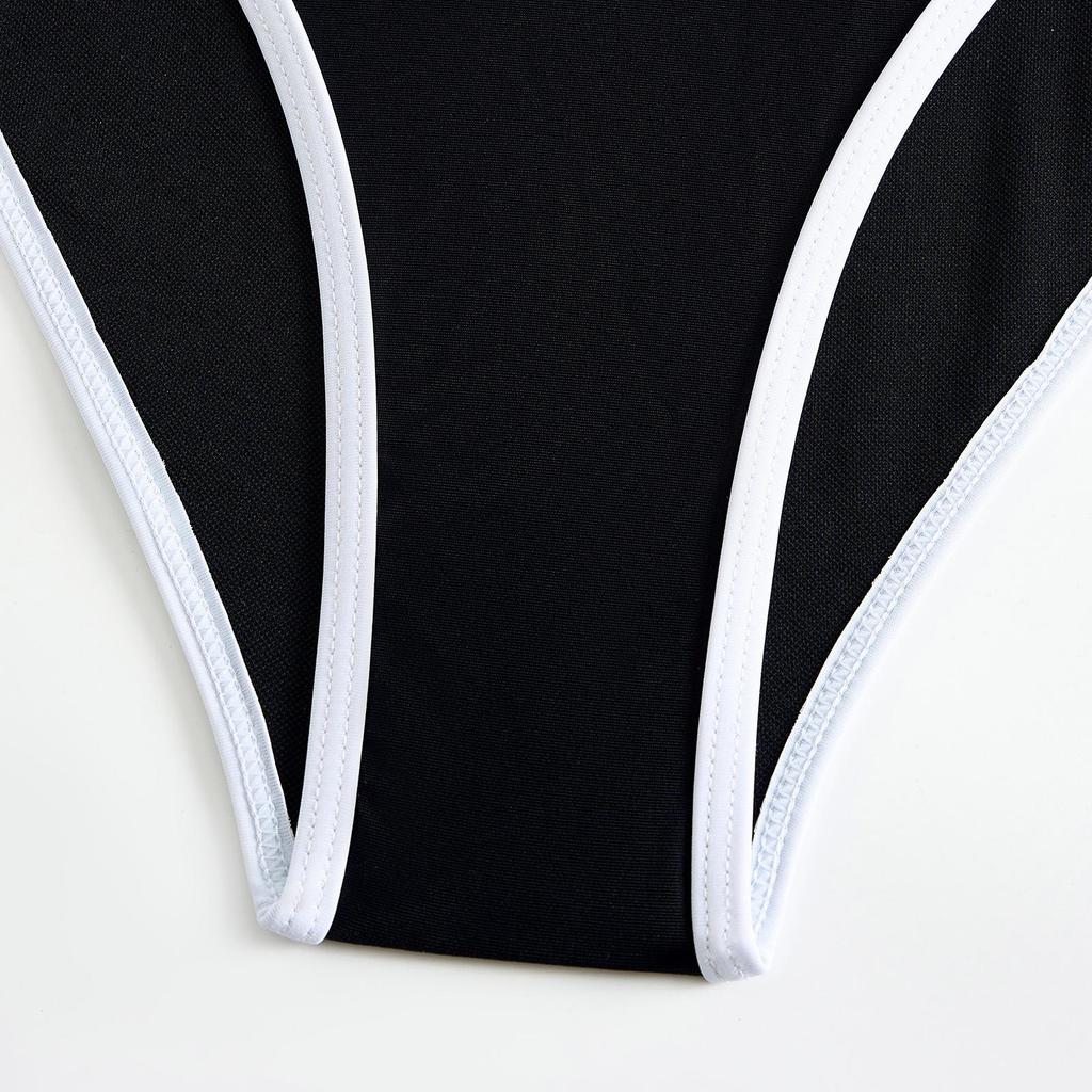 2025 Retro Solid Color One-Piece Swimsuit with Skirt - Bestseller Conservative Swimwear