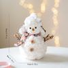 1PC Knitted Handmade Christmas Modern Simplicity Ornament Atmosphere Doll Desktop Plush Multi-element Festival