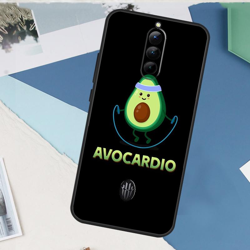 Süße Cartoon-Avocado Fitness-Hülle für ZTE Nubia Red Magic 11 10 9 8 8S 9S 10S Pro Plus 6 7 6S 7S Pro 5G 6R 10 Air Cover