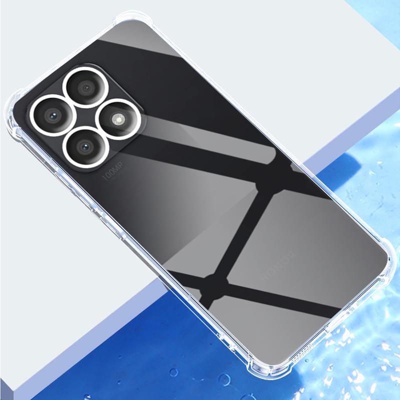Shockproof Clear Case for Honor X8a CRT-LX1 Soft Silicone Transparent Back Covers for Honor X 8 A X8 8a Phone Protective Camera
