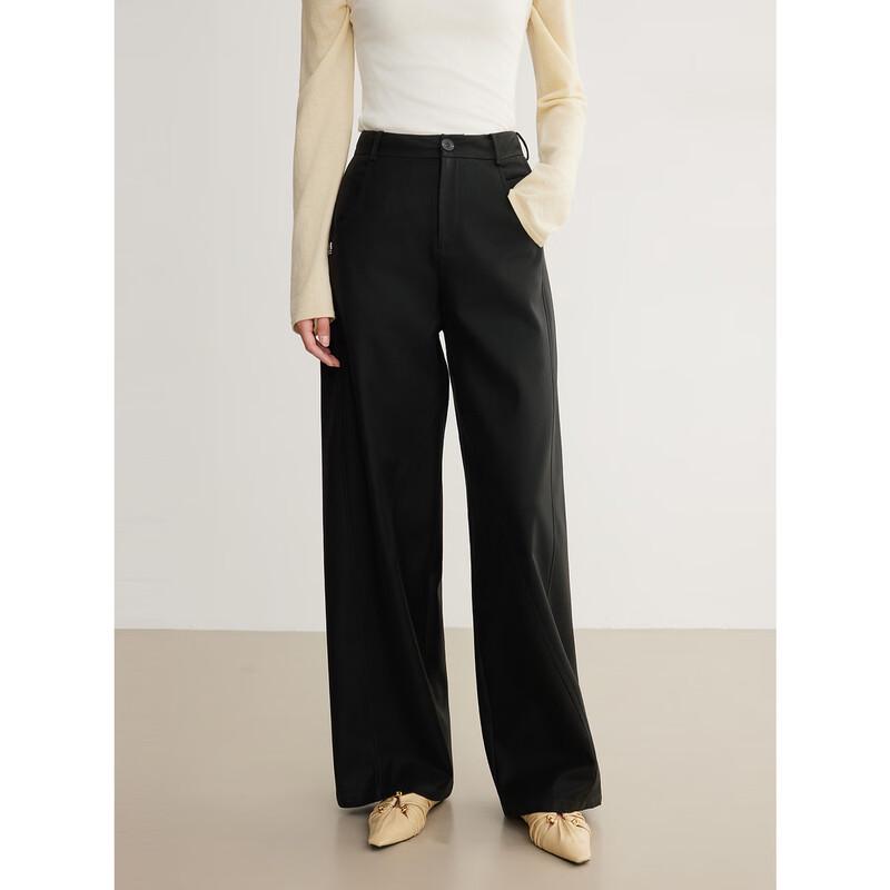 Women's High-Waist Loose Fit Viscose Pants