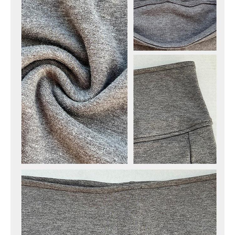 Women's Dark Blue Lulu Micro-Flare Low-Waist Sweatpants - Slimming, Comfortable, Perfect for Spring & Autumn 2025.