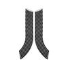 Carbon Fiber Interior Parts for Honda Accord 03-07: Steering Wheel, Window Lifters, Center Console, and Instrument Panel.