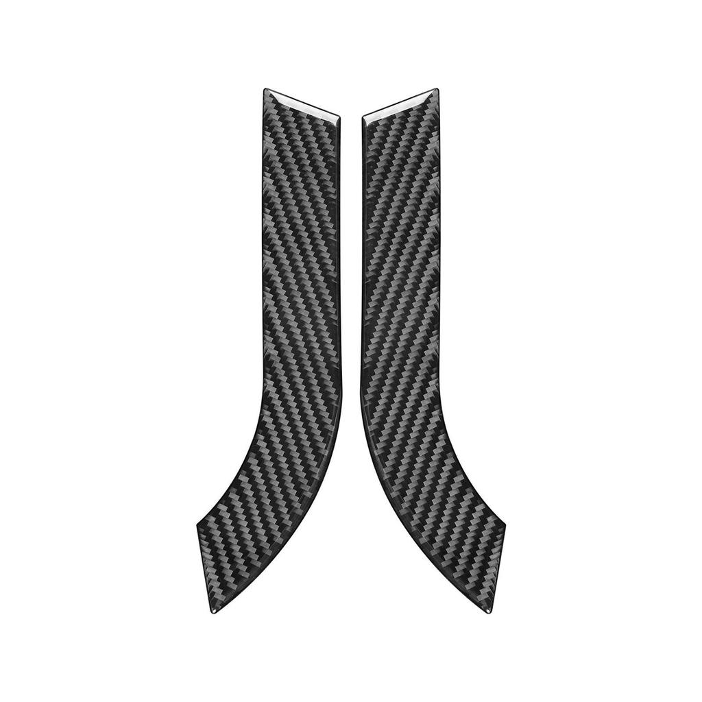 Carbon Fiber Interior Parts for Honda Accord 03-07: Steering Wheel, Window Lifters, Center Console, and Instrument Panel.