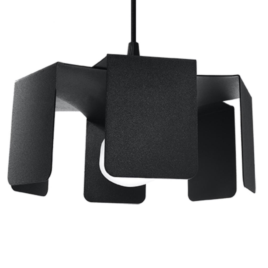 Lampa Wisząca Tulip 1 E27 Czarny Sollux Sl.0667