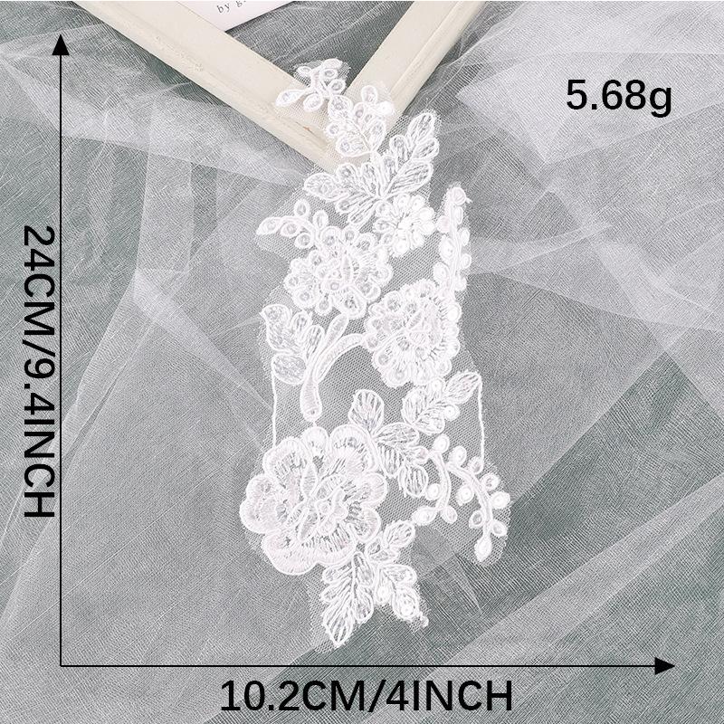 Mesh Bow Lace Embroidery Sticker Diy Hand Account Accessories Wedding Dress Accessories Brooch Hair Accessories Accessories Cloth Sticker