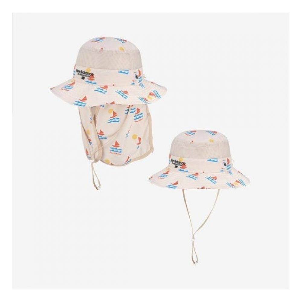 

New Balance Kids Mesh Flap Bucket Hat Nk8bes504u Beige (35)Beige/52
