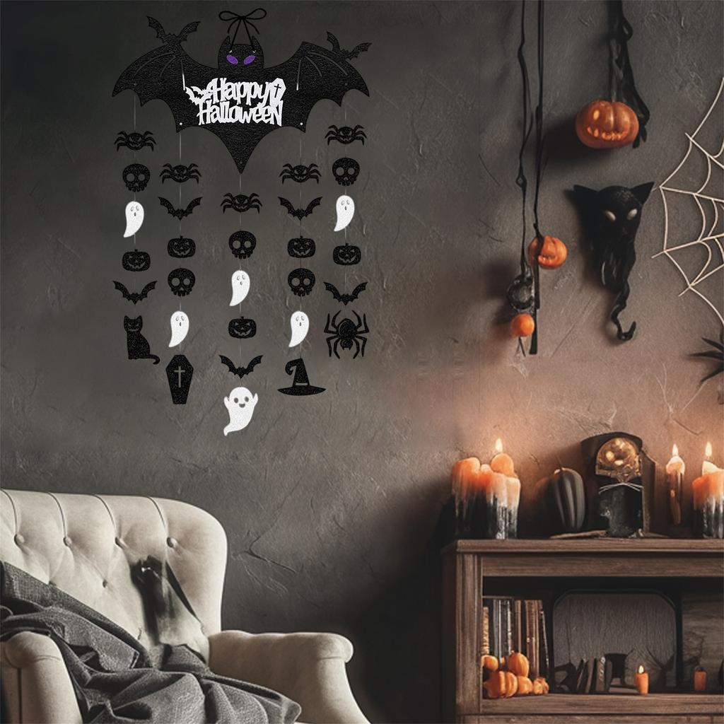 Creepy Halloween Spider Web Scary Decorative Hanging Ornament for Holiday Party Decoration and Gifts