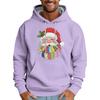 Christmas Print Loose Men's Hoodie