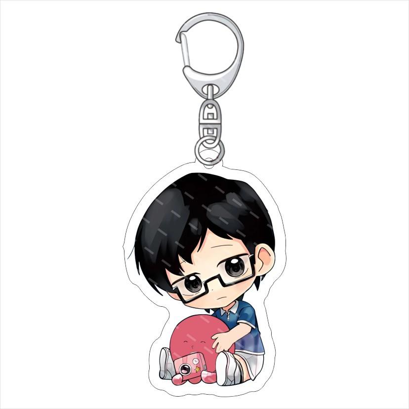 Takopi’S Original Sin Japanese Anime Peripherals Acrylic Keychains Collectible Backpack Key Ring Creative Birthday Gifts Toy