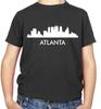 Camiseta Infantil Atlanta Silhouette - Skyline - Cidade - Geórgia - EUA - Contorno