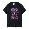 Limited NESSA BARRETT Vintage T Shirt Homage Fan Retro 90s SweaT Long or Short Sleeves Vintage Washed Homme Stylish Graphic