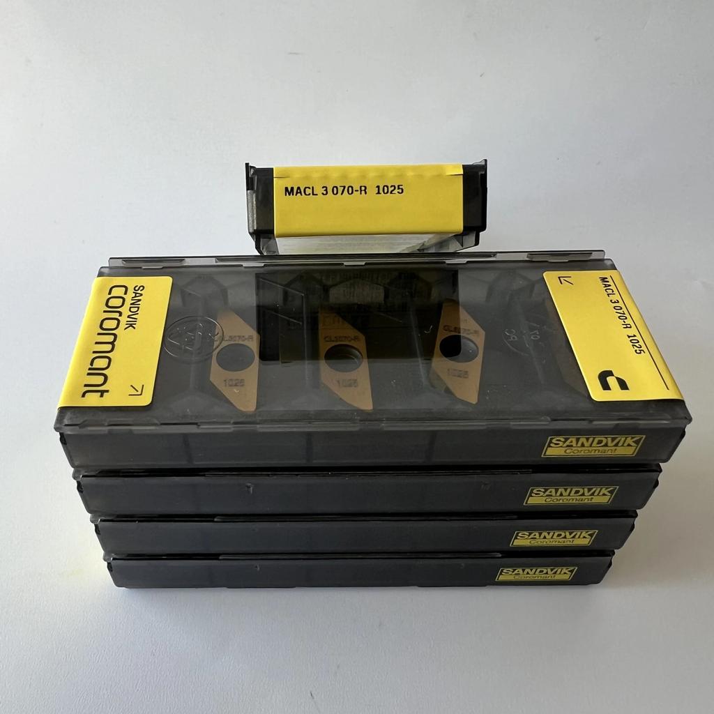 Sandvik / MACL3070-R 1025 / Industrial Indexable Carbide Inserts 10 Pcs
