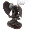 Eagle Statue  Resin Vivid Ingenious Decorative Vintage Eagle Figurine Animal Ornament for Home Living Room Study Entrance Decor